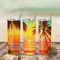 Tropical sunset beach tumbler. Vibrant ocean waves travel mug.
Custom beach coffee cup. Coastal vacation tea tumbler. 
